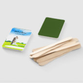 ゴルフ結婚コースの新郎新婦ギフト ハンドファン (組立なし)