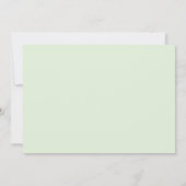 ゴルフ結婚式招待状付きゴルフボールカード 招待状 (裏面)