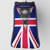 ゴルフ統一されたキングダム&イギリス国旗、ビッグベンロンドン ゴルフヘッドカバー (回転90)