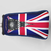 ゴルフ統一されたキングダム&イギリス国旗、ビッグベンロンドン ゴルフヘッドカバー (正面)