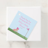 ゴルフ絵を描のベビーガールスウィートキャディありがとう フェイバータグ (インサイチュ)