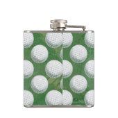 ゴルフ絵を描ボールパターン フラスク (裏面)