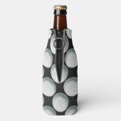 ゴルフ絵を描ボールパターン ボトルクーラー (ボトル裏面)
