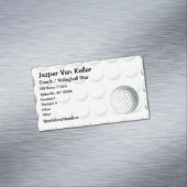 ゴルフ絵を描ボールパターン マグネット名刺 (インサイチュ)