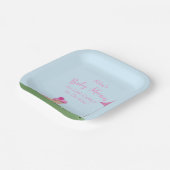 ゴルフ絵画のベビーガール甘いキャディ赤ちゃんシャワー ペーパープレート (傾斜あり)