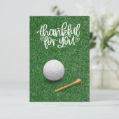 ゴルフ緑の感謝：フェアウェイ サンキューカード (スタンド正面)