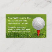 ゴルフ練習用名刺テーマ 名刺 (正面)