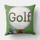 ゴルフ複合ボールカートのフラグ クッション (裏面)