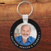 ゴルフ記念天国記念撮影 キーホルダー (正面)