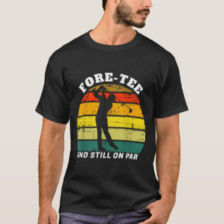 ゴルフ誕生日おめでとう Tシャツ