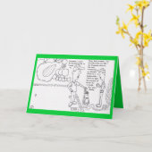 ゴルフ誕生日カード カード (黄色い花)