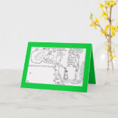 ゴルフ誕生日カード カード (黄色い花)