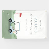 ゴルフ誕生日パルティーウェルカムバナー 横断幕 (横)