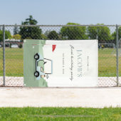 ゴルフ誕生日パルティーウェルカムバナー 横断幕 (インサイチュ)