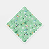 ゴルフ誕生日パーティーキッズゴルフパターン スタンダードランチョンナプキン (角)