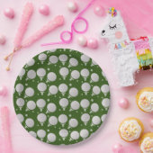 ゴルフ誕生日パーティーパターン ペーパープレート (パーティー)