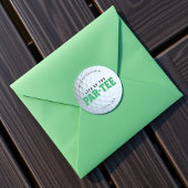 ゴルフ誕生日パーティーライフ・オブ・ザ・パー・ティー50th Day ラウンドシール