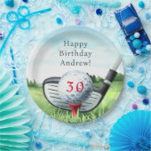 ゴルフ誕生日パーティー私はパー・ティーしよう! ペーパープレート (パーティー)