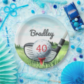 ゴルフ誕生日パーティー私はパー・ティーしよう！紙プレート ペーパープレート (パーティー)