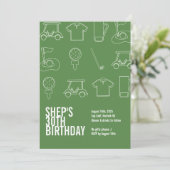 ゴルフ誕生日パーティー シーズンカード (スタンド正面)