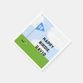 ゴルフ誕生日パーティー スタンダードカクテルナプキン (角)
