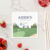 ゴルフ誕生日パーティー スタンダードカクテルナプキン (インサイチュ)