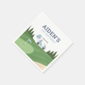 ゴルフ誕生日パーティー スタンダードカクテルナプキン (角)