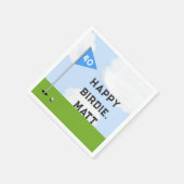 ゴルフ誕生日パーティー スタンダードカクテルナプキン (角)