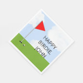 ゴルフ誕生日パーティー スタンダードランチョンナプキン (角)