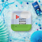 ゴルフ誕生日パーティー ペーパープレート (パーティー)