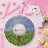 ゴルフ誕生日パーティー ペーパープレート (パーティー)