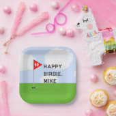 ゴルフ誕生日パーティー ペーパープレート (パーティー)