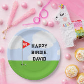 ゴルフ誕生日パーティー ペーパープレート (パーティー)