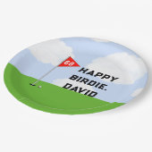 ゴルフ誕生日パーティー ペーパープレート (アングル)