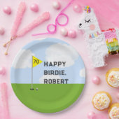 ゴルフ誕生日パーティー ペーパープレート (パーティー)