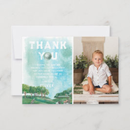 ゴルフ誕生日パーティー |写真ありがとう サンキューカード