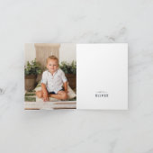 ゴルフ誕生日パーティー |写真ありがとう サンキューカード (内部)