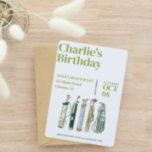 ゴルフ誕生日パーティー