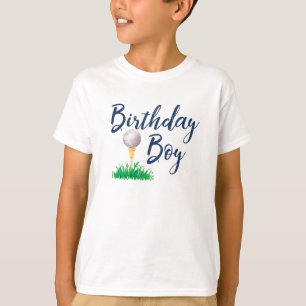 ゴルフ誕生日ボーイシャツ Tシャツ