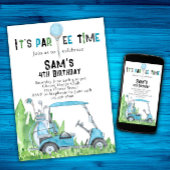 ゴルフ誕生日招待状ゴルフ誕生日パルティー 招待状