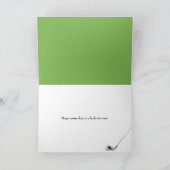 ゴルフ誕生日 シーズンカード (内部)