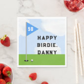 ゴルフ誕生日 スタンダードランチョンナプキン (インサイチュ)