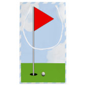 ゴルフ誕生日 スモールペーパーバッグ (裏面)