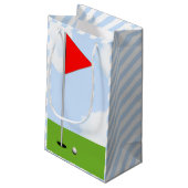 ゴルフ誕生日 スモールペーパーバッグ (裏面アングル)