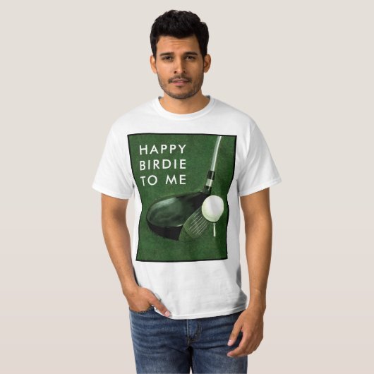 ゴルフ誕生日 Tシャツ (正面フル)