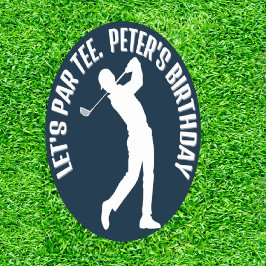 ゴルフ誕生祝い ラウンドシール