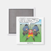 ゴルフ警察 マグネット (正面/裏面)