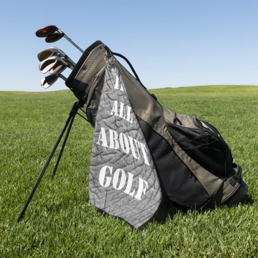 ゴルフ象の皮モダンことわざ ゴルフタオル (グリーン)