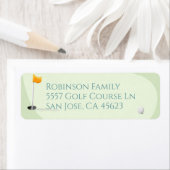 ゴルフ赤ちゃんシャワーかわいい男の子のPar-Teeアドレス ラベル (インサイチュ)