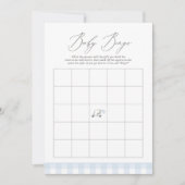 ゴルフ赤ちゃんシャワービンゴゲーム 招待状 (正面)